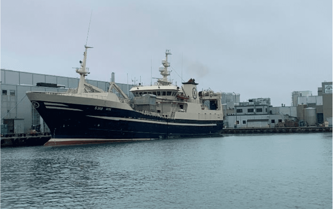 Ruth the largest danish fishing vessel use greenoil to filtrate their lubricating oil